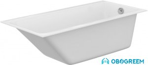 Ванна Cersanit Crea 170x75 (с ножками) S301-226