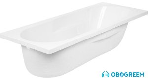 Ванна Cersanit Mito Green 150x70 (с ножками и экраном)