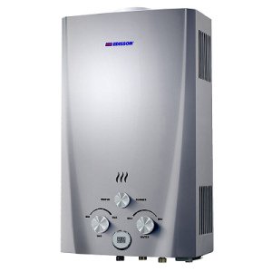 Газовый проточный водонагреватель Edisson F 20 D, цвет - серебряный
