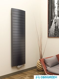 Биметаллический радиатор Rifar Convex 500-18 (антрацит, нижнее подключение)
