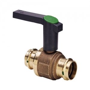 Кран шаровой Viega G3 Easytop 2270 - Ду35 (Пресс/Пресс, PN16, ручка-рычаг черная)