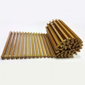 Решетка деревянная поперечная iTermic SGWL-28-1700 (материал: орех)