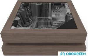 Ванна Aquavia Spa Cube Ergo (pearl shadow/thunder)