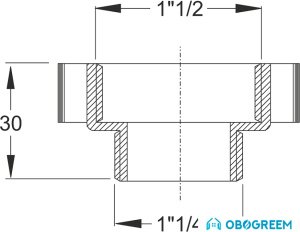 Фитинг Bonomini Переходник для сифона 1 1/4