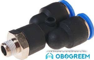 Фитинг RockForce Фитинг Y-образный для пласт. труб 10 мм 1/8" RF-SPX10-01