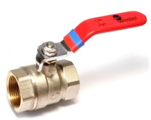 Wester W541S Кран шаровой муфтовый полнопроходной (рычаг) 1