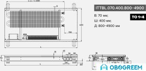 Конвектор itermic ITTBL.070.400.900