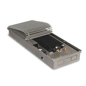 Внутрипольный конвектор PrimoClima PCVN90-1750 с вентилятором, решетка из алюминия анодированного в натуральный цвет