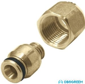 Фитинг KAN Соединитель для многослойных труб 16x3/4 1010040006
