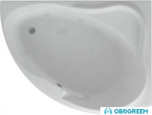 Ванна Aquatek Альтаир 158x120L (гидромассаж стандарт 4 форсунки, экран)