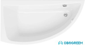 Ванна Cersanit Nano 150x75 (правая, с ножками)