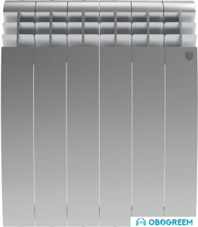 Алюминиевый радиатор Royal Thermo Biliner Alum 500 Silver Satin (15 секций)
