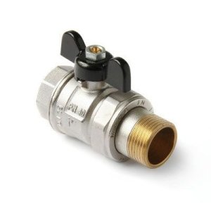 Кран шаровой полнопроходной с накидной гайкой усиленный 1/2 Pro Aqua Valve Italy