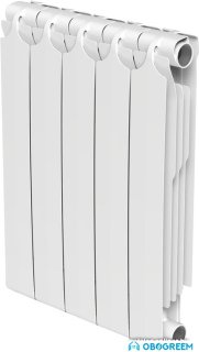 Биметаллический радиатор Теплоприбор БР1-500 (3 секции)