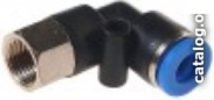 Фитинг RockForce Фитинг угловой для пласт. труб 6 мм 1/8" RF-SPLF06-01