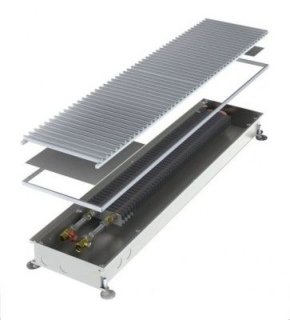 Внутрипольный конвектор без вентилятора COIL-P90 280  2500