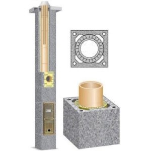 Керамический дымоход Schiedel Rondo plus (d от 120 до 300 мм) тройник 90°