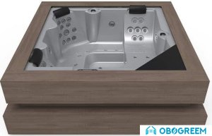 Ванна Aquavia Spa Cube Ergo (silver/thunder)