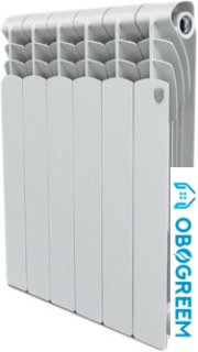Биметаллический радиатор Royal Thermo Revolution Bimetall 500 2.0 (8 секций, с м/компл, крон. и кр.)