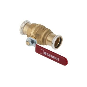 Кран шаровой латунь Mapress Дн 35 Ру16 пресс рычаг Geberit 94926