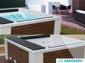 Ванна Aquavia Spa Quantum (sterling/graphite woodermax)