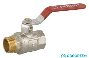 Фитинг Ferro Шаровой кран Normal НР-ВР 3/4” KP21W