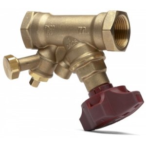Балансировочный клапан STA, с дренажем, DN40, внутренняя резьба, PN20, AMETAL