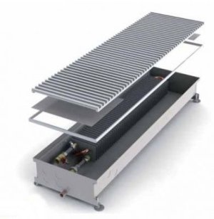 Внутрипольный конвектор без вентилятора в влажную среду COIL-PO4 2000L