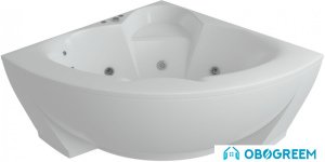 Ванна Aquatek Поларис 1 140x140 (с каркасом и экраном)