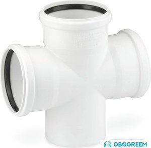 Фитинг РосТурПласт Крестовина 110x110 87° 24569