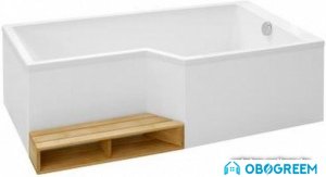 Ванна Jacob Delafon Bain Douche Neo 180x90 E6D004R-00 (правая)