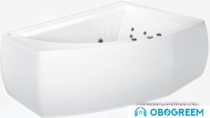 Ванна Poolspa Aquamarina 175x100 L Smart 2 PHAI310ST2C0000