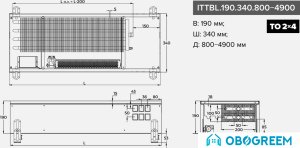 Конвектор itermic ITTBL.190.340.1800