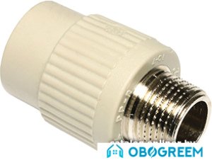 Фитинг Wavin Ekoplastik Переход ПП с нар. резьб. 25x1/2'' [SZE02520XX]