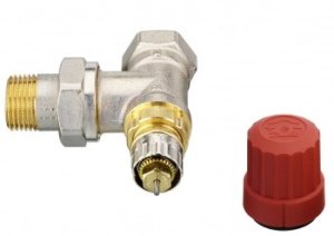 Клапан терморегулирующий Danfoss радиаторный RA-N 013G0038 (013G7018), Ду25, 1 , прямой никелированный (для двухтрубной системы)