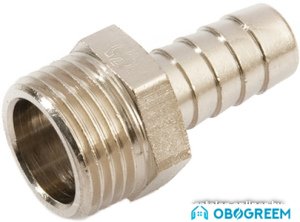 General Fittings Штуцер никелированный 2600.D9.N 1/4