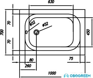 Ванна Kolpa-San Mini 100x70