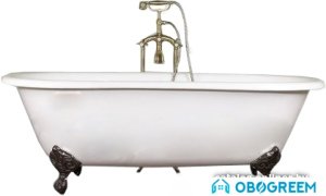 Ванна Elegansa Gretta 170x75 (ножки бронза)