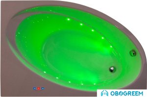 Ванна Poolspa Orbita 150x100 R Titanium PHAO510STTC0000