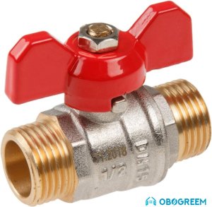 Запорная арматура AV Engineering Шаровой кран бабочка НР-НР 1/2