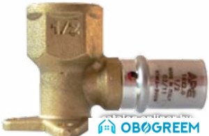 Фитинг APE Пресс-водорозетка короткая AP 154L 1/2