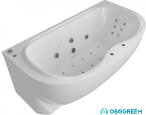 Ванна Aquatek Мелисса 180x95 (с каркасом и экраном)
