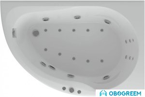 Ванна Aquatek Вирго 150x100R (с экраном и каркасом)