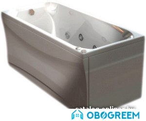 Ванна Aquatek Альфа 150x70 (с экраном и каркасом, слив слева)