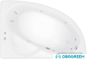 Ванна Poolspa Klio Asym 150x100 R Smart 2 PHAC310ST2C0000