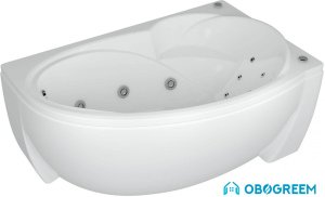 Ванна Aquatek Бетта 150x95R (гидромассаж стандарт, экран)