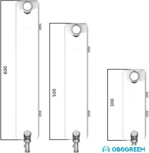 Стальной панельный радиатор Uterm Ventil Compact Тип 21 500x900