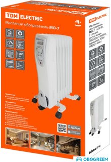 Масляный радиатор TDM Electric SQ2501-0901