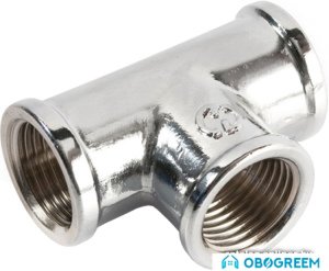 Фитинг General Fittings Тройник прямой хромированный 2700.14.B 1