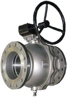 Кран шаровой фланцевый SS316 Тип BV41-Q41F-DIN-2G-200, DN200 PN16, 2-PC с редуктором Abra